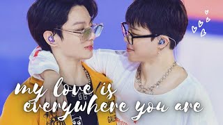 my love is everywhere you are - jimin and jungkook (jikook - kookmin)