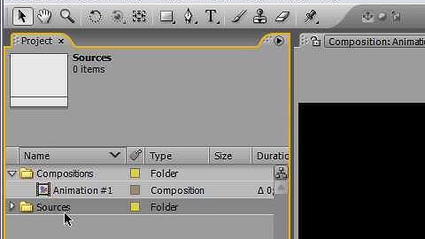 Import Footage in After Effects CS3