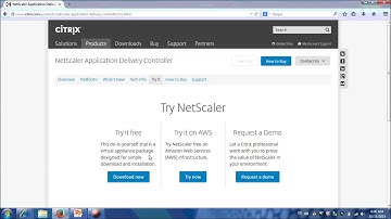 Netscaler 10 learning videos - Steps to download Citrix Netscaler
