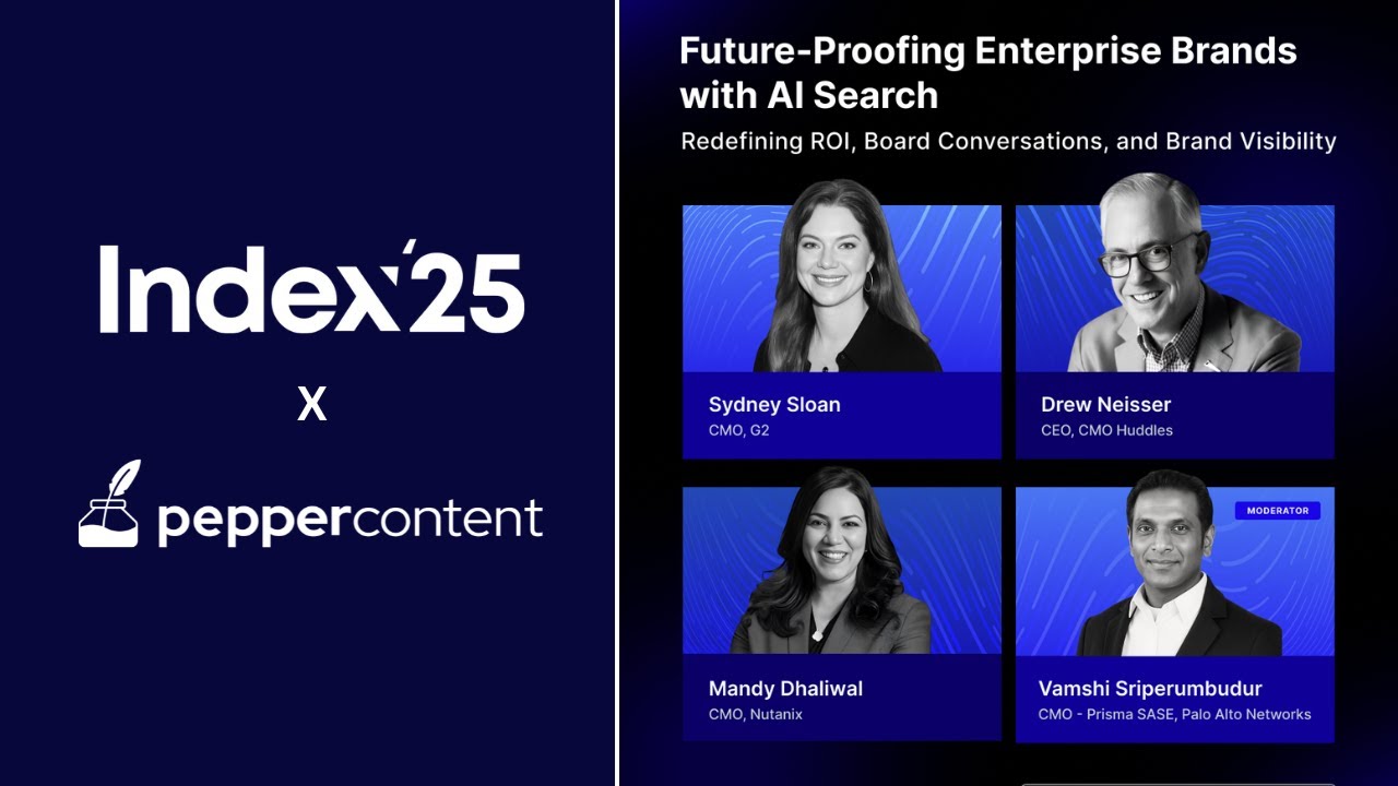 Future-Proofing Enterprise Brands with AI Search | Index'25