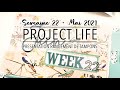 [Scrapbooking] - Project Life 23x30 - Semaine 22 - Parlons rangement de tampons clear