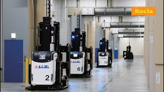 Rocla Agvs At Rengo A State-Of-The-Art Logistics Hub