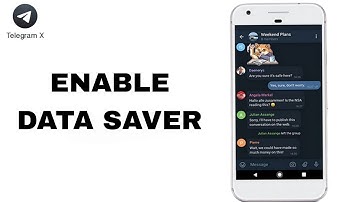 How To Enable Data Saver On Telegram X App