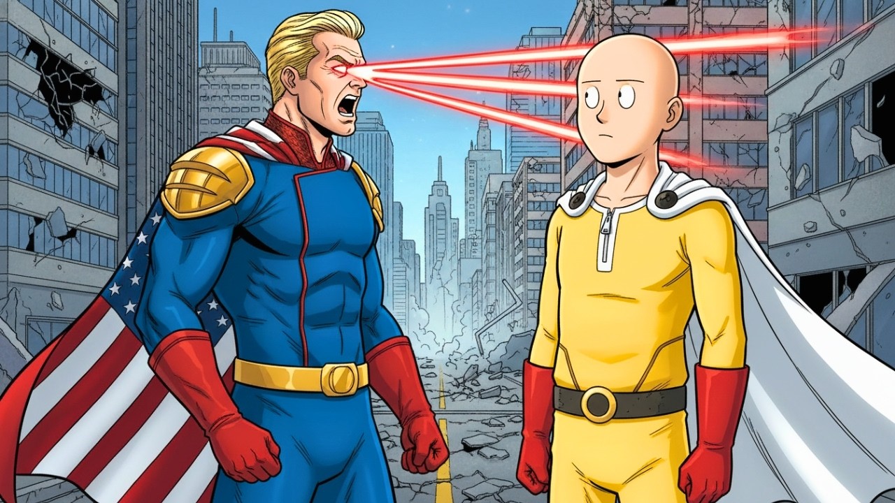What If Homelander Realized Saitama Isn’t Fighting Back?