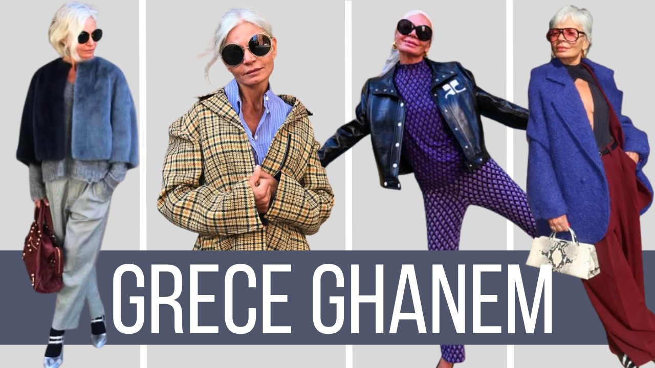 Grece Ghanem - Jej styl w wieku 60 lat jest ikoniczny - czego możemy się od niej nauczyć