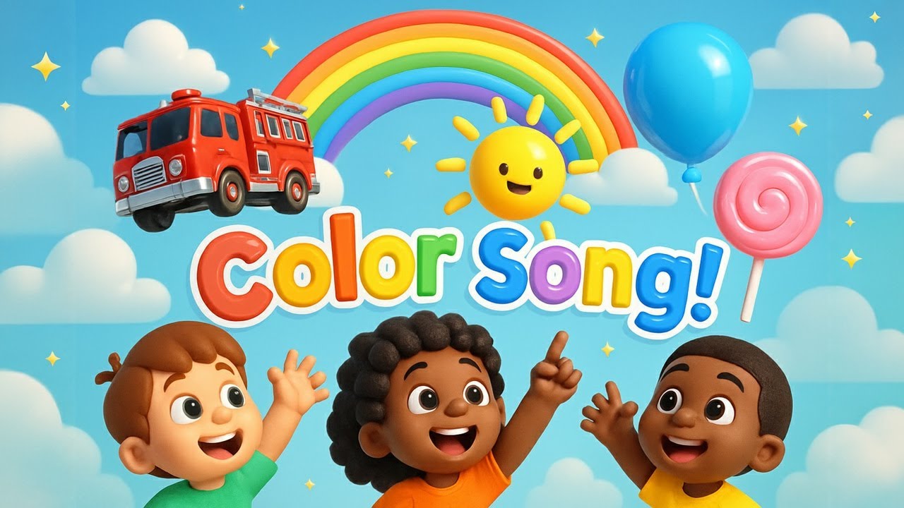 Colors Song for Kids 🌟 | Learn Colors with Fun Animation - YouTube