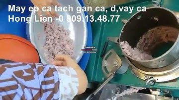 máy ép cá thác lác hiệu quả cao cr300, máy tách xương cá, gân cá, vẩy cá, máy ép thịt cá