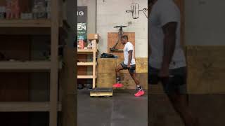 DB deficit deceleration lunge
