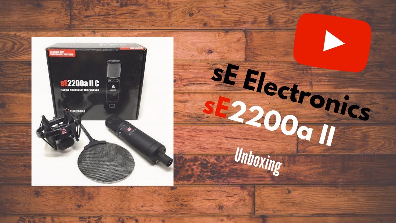 sE Electronics sE2200a II l unboxing video