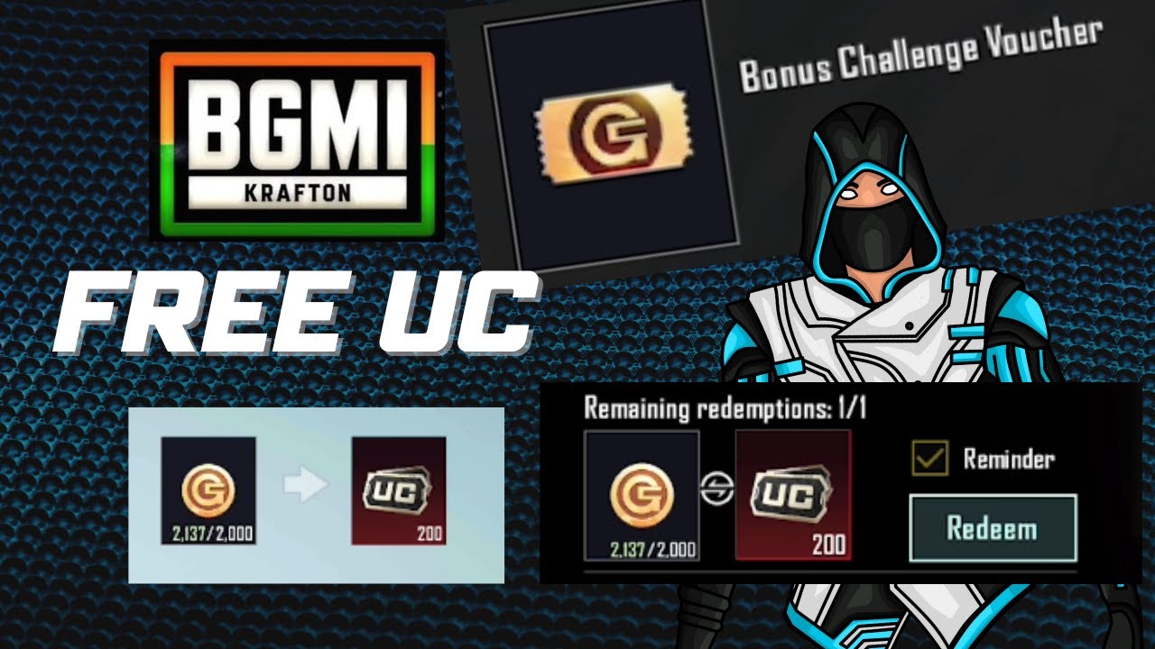 BGMI Bonus Challenge Voucher Trick to Get Free UC Fast | Earn UC Without Spending Money