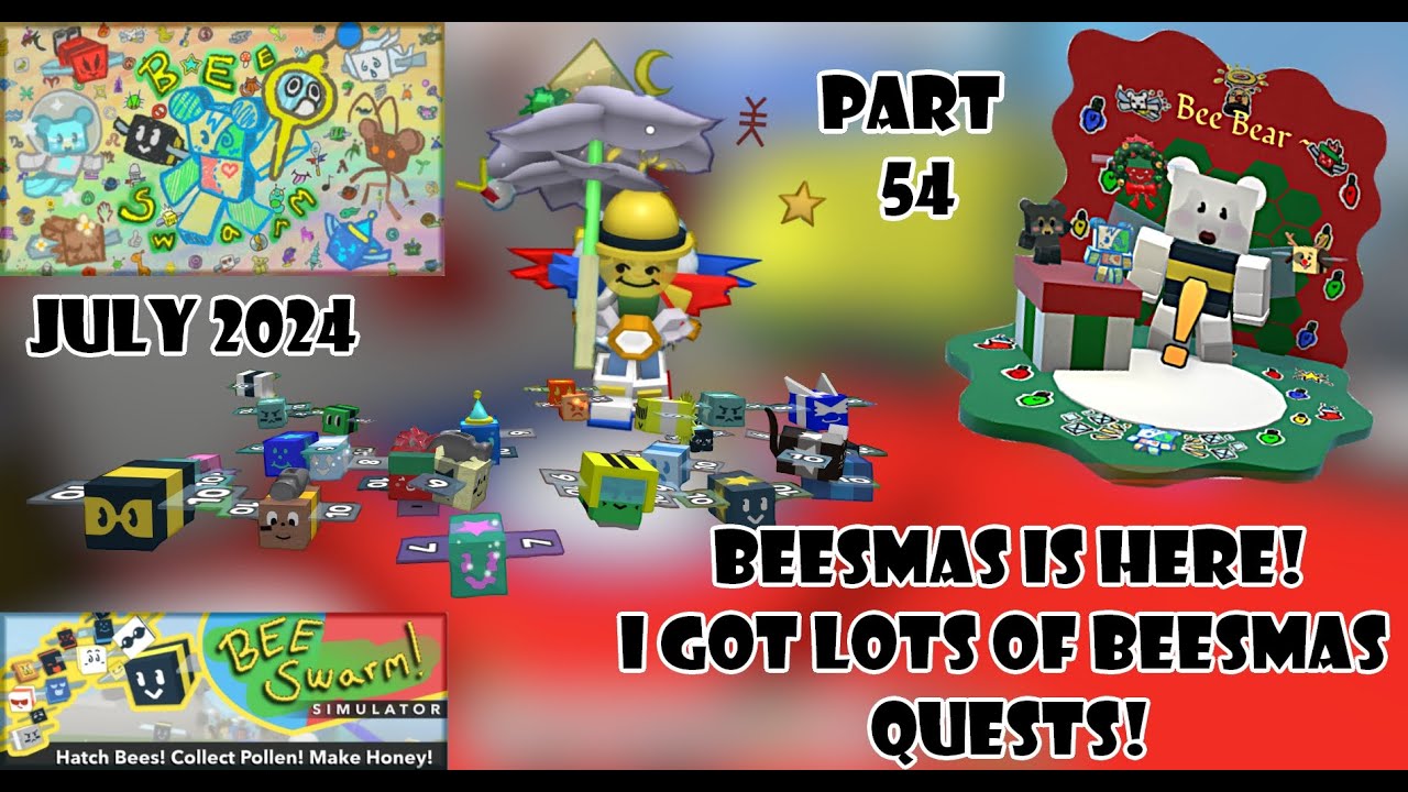 Beesmas Quests July 2024 in Bee Swarm Simulator Part 54 - YouTube
