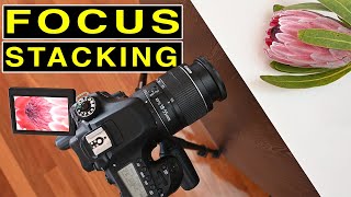 How to FOCUS STACK for amazingly sharp landscape, macro or product photos.