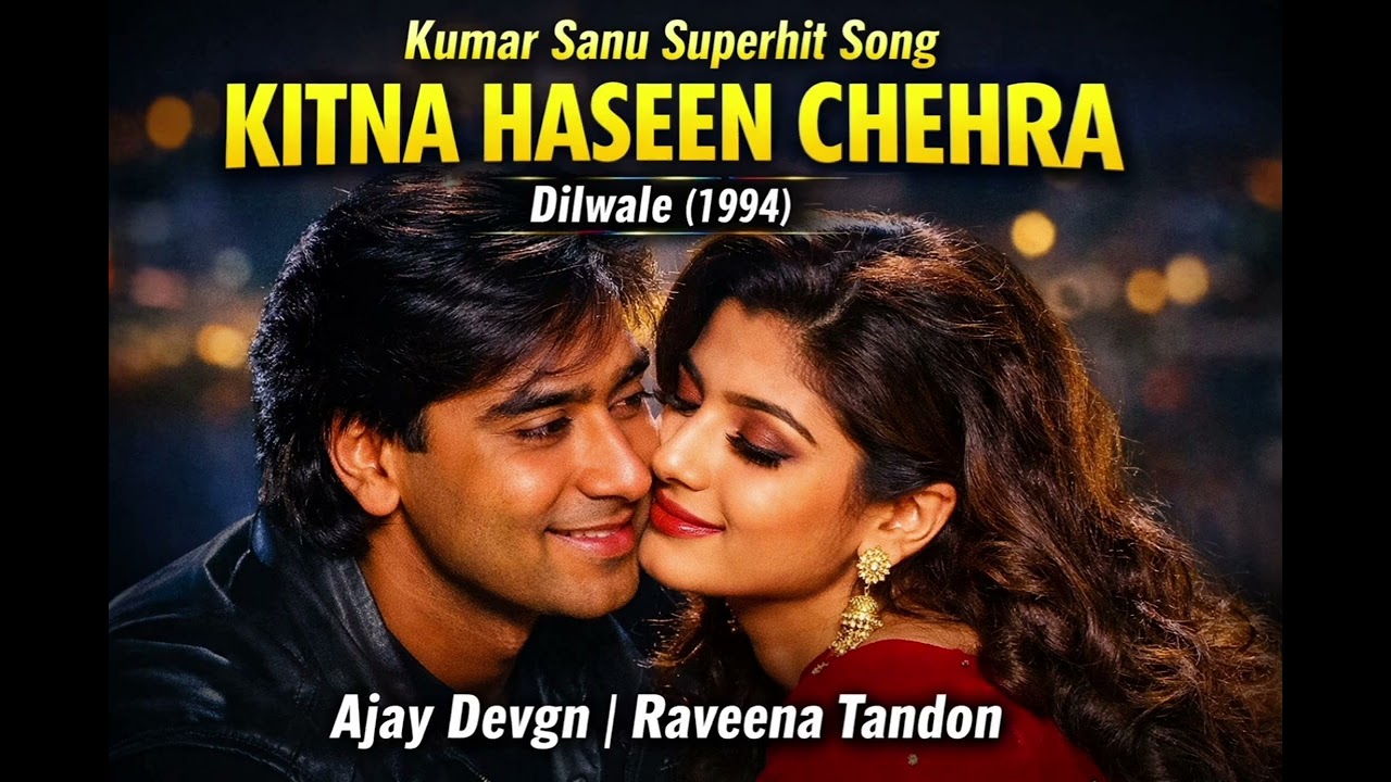 Kitna Haseen Chehra – Kumar Sanu | Ajay Devgn, Raveena Tandon