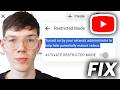 How To Fix YouTube Restricted Turned On By Network Administrator - Turn Off