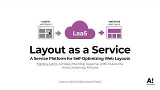 Layout as a Service (LaaS): A Service Platform for Self-Optimizing Web Layouts (full video)