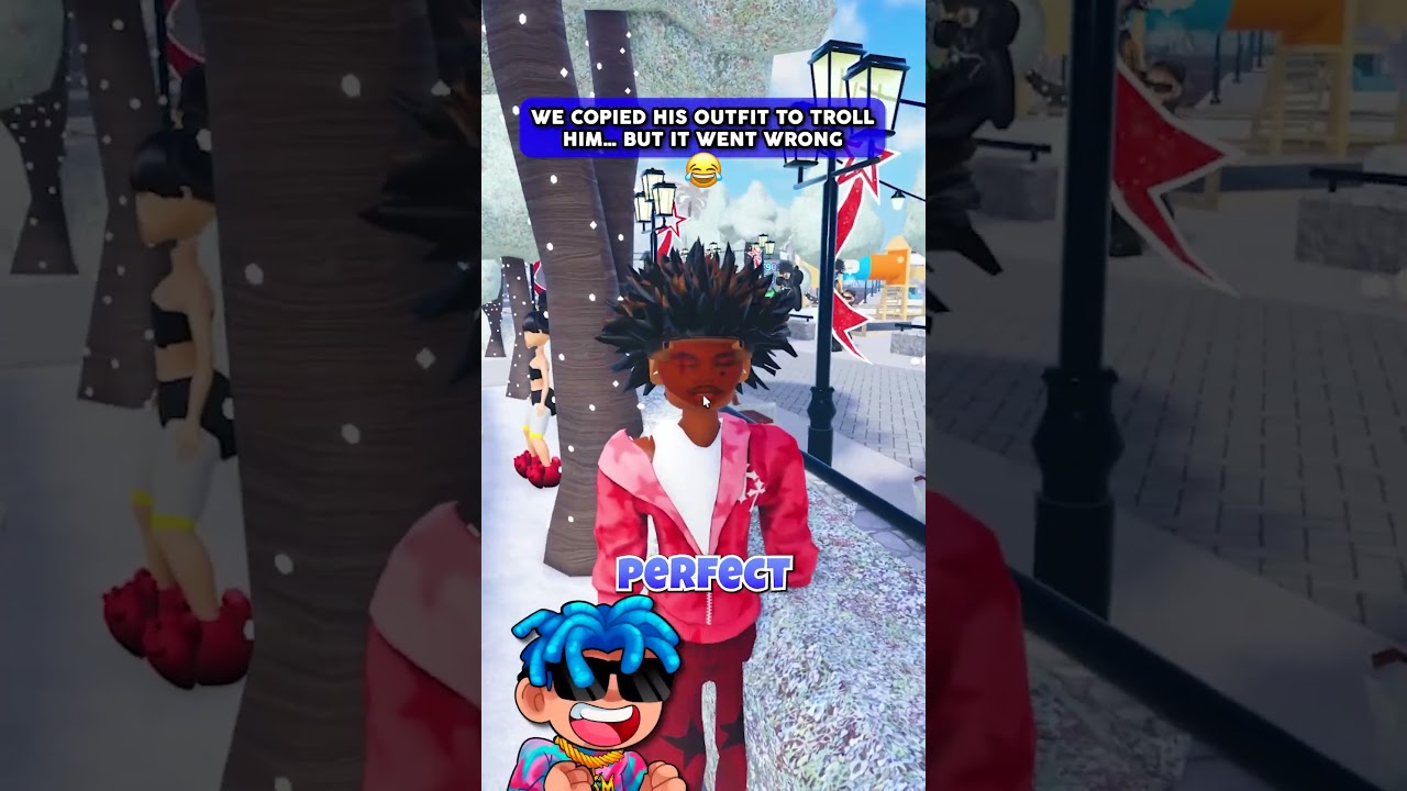 WE COPIED HIS OUTFIT to TROLL Him... BUT it WENT WRONG 🤣 #roblox #shorts