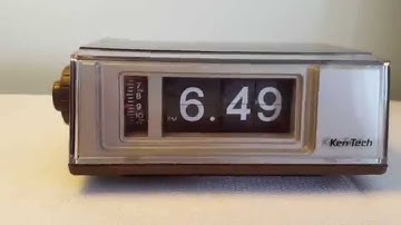 Ken-tech T-405A Flip Clock Alarm Clock