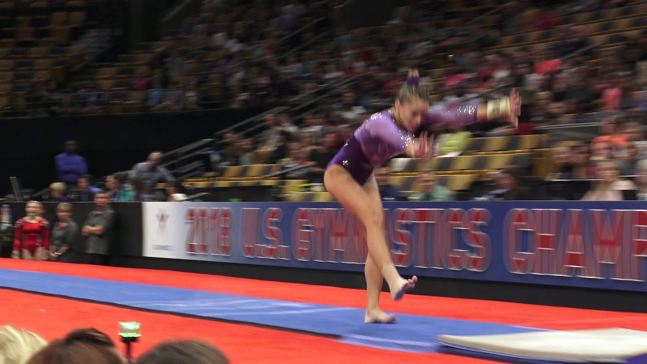 Olivia Dunne Vault 2018 U.S. Gymnastics Championships Senior
