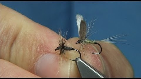 Tying 2 of My Favourite Dries with Davie McPhail.
