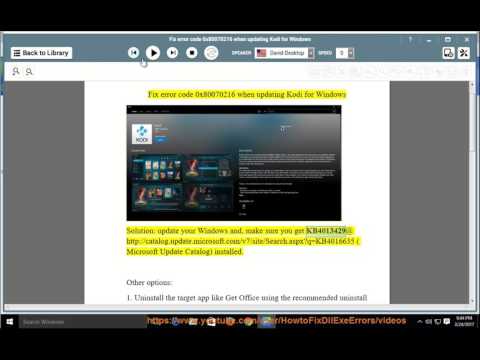 Fix Error Code 0x80070216 When Updating Kodi For Windows / Updating App Via Windows Store