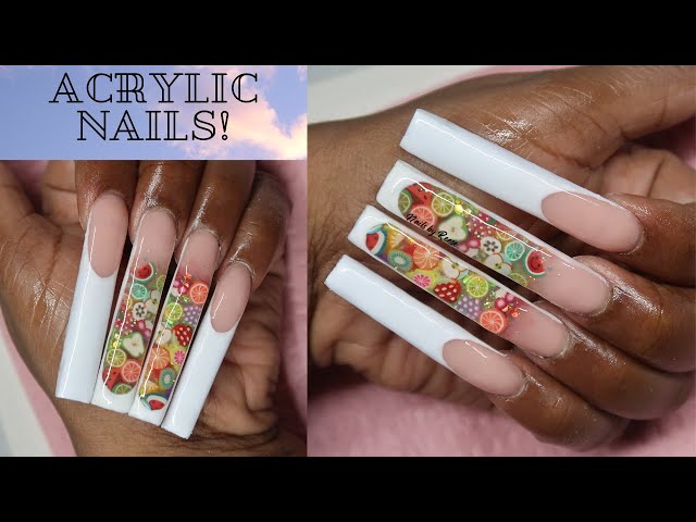 4 Pieces Daisy Acrylic 3D Flowers Nails - New Design – Scarlett Nail  Supplies