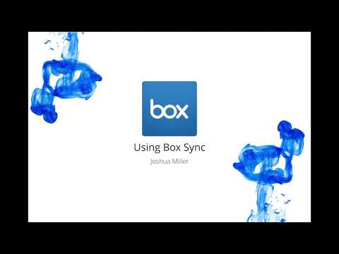 Box Sync Tutorial