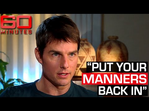 Tom Cruise loses patience with Aussie reporter | 60 Minutes Australia