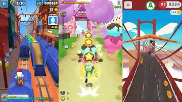 Subway Surfers VS Run Forrest Run VS Adventure Time Run Android Gameplay ᴴᴰ
