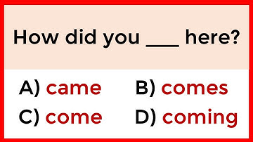 Mixed Grammar Test: Only 5% Can pass This Test
