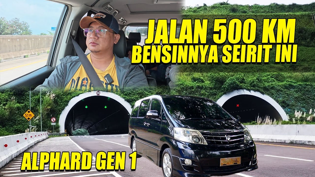 TERNYATA CUMA SEGINI KONSUMSI BENSIN ALPHARD GEN 1 JARAK JAUH
