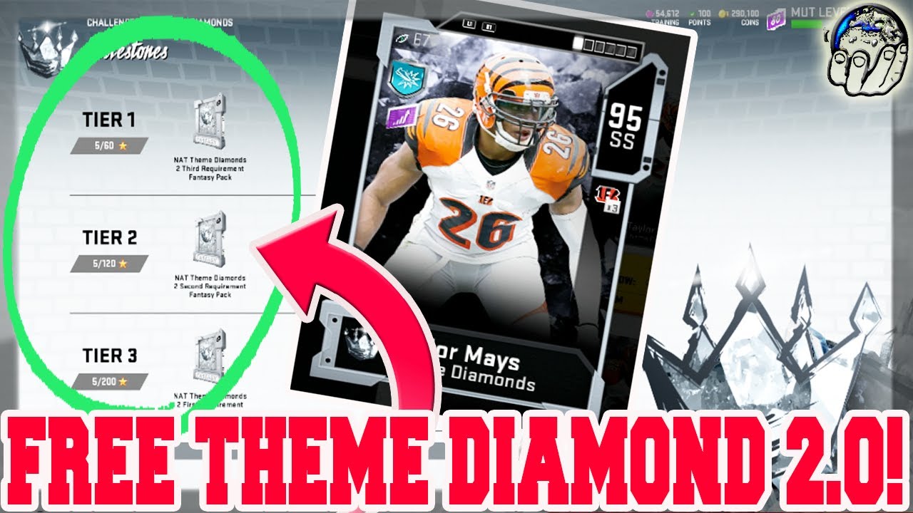 FREE THEME DIAMONDS 2.0 PLAYER! 3 FREE THEME DIAMOND 2.0 PACKS! EA DROPPED GLITCHY CARDS! MUT 20