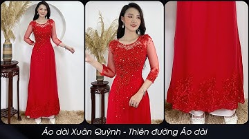 📞 0335.992.771 Áo Dài Mẹ - Sui Gia Đám Cưới Đám Hỏi, Sang Trọng M03 Đỏ Tươi - Áo Dài Xuân Quỳnh