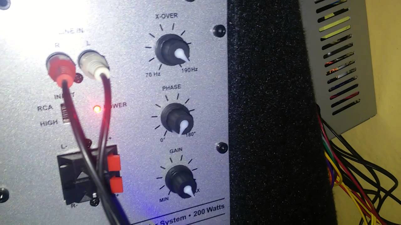 blaupunkt active subwoofer gtb 8200 a