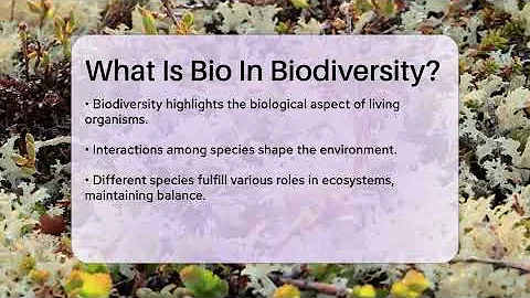 What Is Bio In Biodiversity? - Ecosystem Essentials