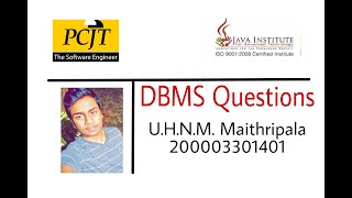 DBMS Question 19