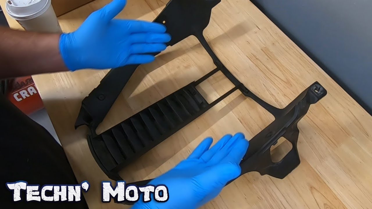 BMW K1600GTL Modifying Radiator Shroud and Front Fender for Better ...