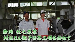 静岡・牧之原茶　村松さん親子の茶工場を訪ねてJapanese green tea,Makinohara green tea