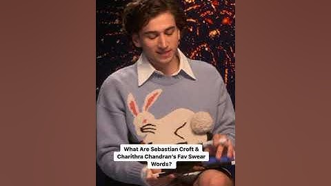 Sebastian Croft and Charithra Chandran