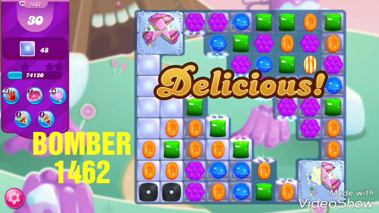 candy crush saga level 1462 - YouTube