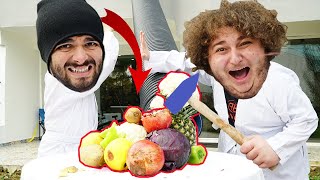 GERÇEK HAYATTA FRUIT NINJA w/ Mesut Can