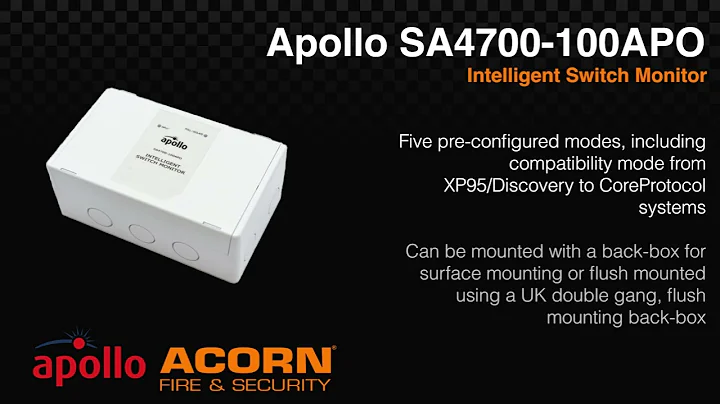 Apollo SA4700-100APO Intelligent Switch Monitor