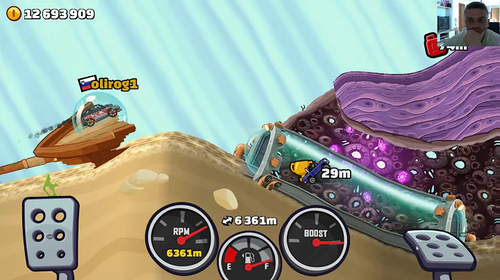 Hill Climb Racing 2 New World Record Rustbucket Reef 14043m!