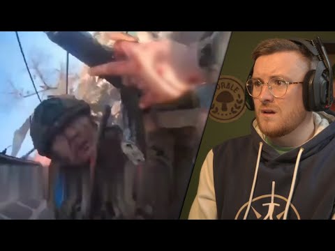 HAND TO HAND COMBAT! Ukraine soldier vs Russian Soldier - Royal Marine Reacts