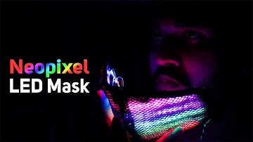 Neopixel facemask using arduino