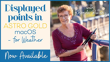 Adding Displayed Points in Astro Gold macOS