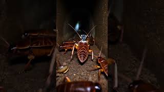 POV: Inside an underground cockroach nest 😳 #animals #pov #wildlife