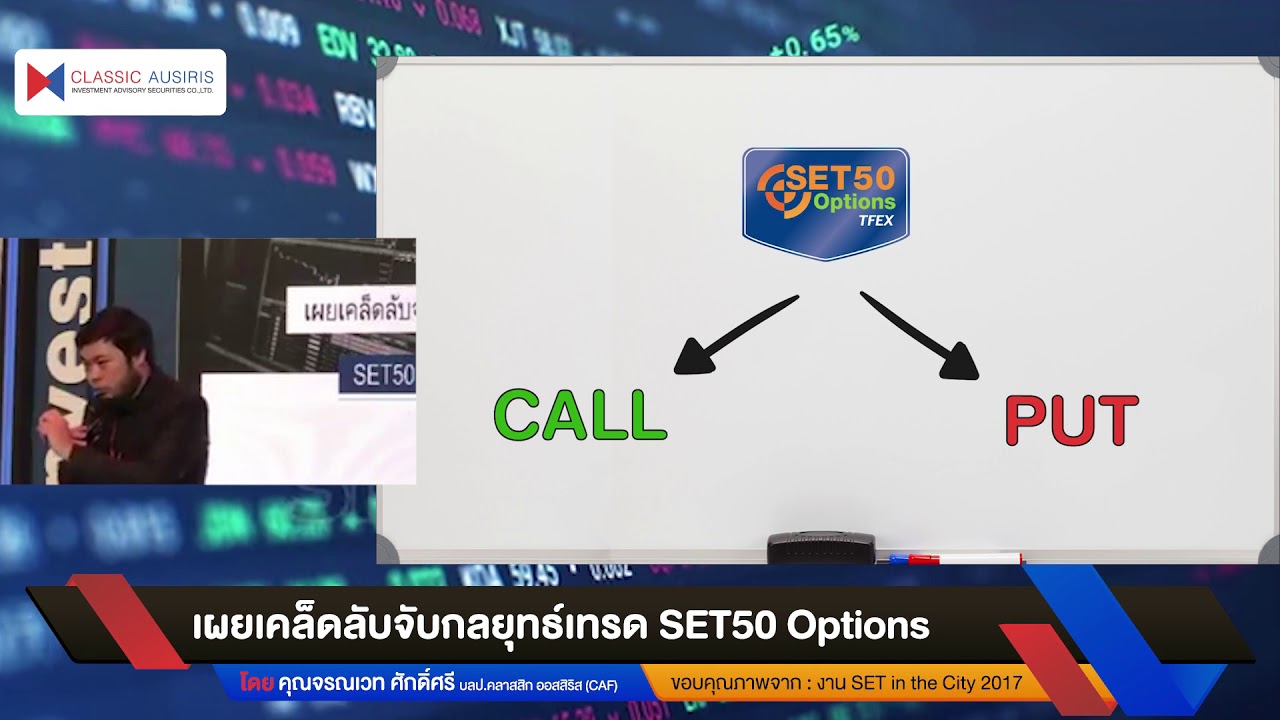 เผยเคล็ดลับกลยุทธ์เทรด SET50 Options : ทำความรู้จัก SET50 Options [Ep1/8]