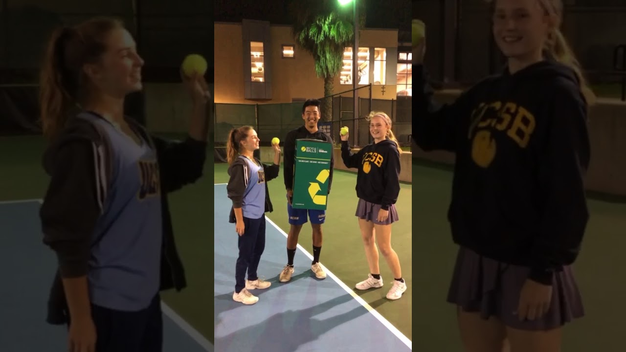 UCSB CLUB TENNIS PARTNERS WITH RECYCLE BALLS