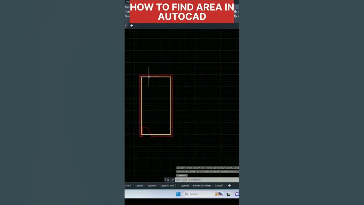 How To Find Area In Autocad autocad autocadforbeginners how-to-find-area-in-autocad-autocad-autocadforbeginners