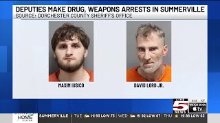 VIDEO: Dorchester County Sheriff’s Office makes 2 drug, weapon arrests in Summerville